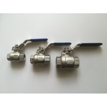 Kohout kulový 1/2" nerez