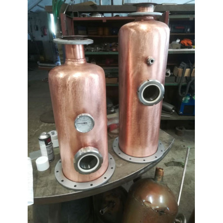 Parní dóm DN250 měď - standard a zvýšený