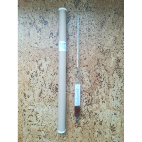 Sacharometr 0-7% s teploměrem